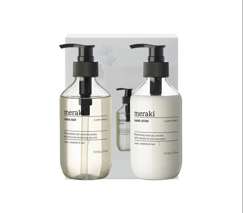 Meraki - Gift boxCH, winter whisp hand soap + hand lotion, 275|275 ml|ml