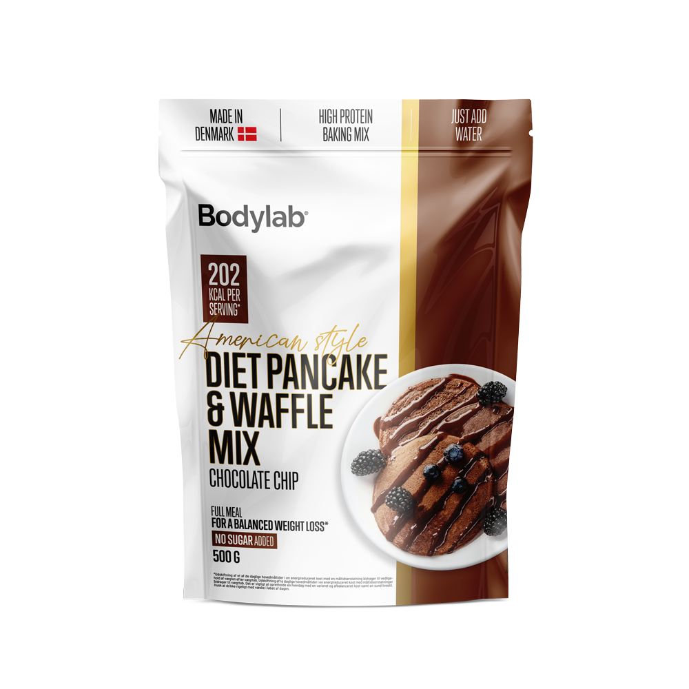 Bodylab Diet Pancake & Waffle Mix Chocolate Chip, 500 g.