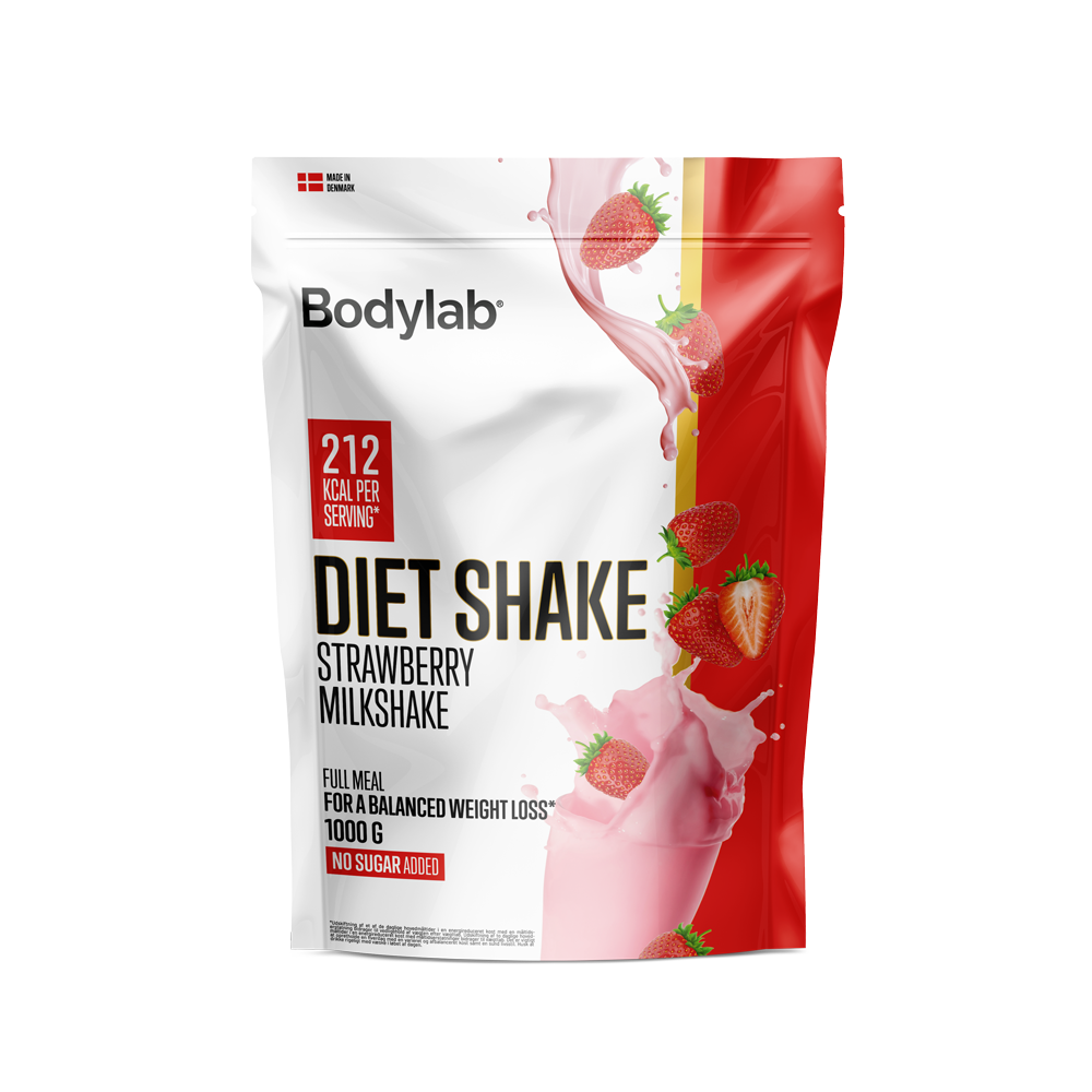 Bodylab Diet Shake Strawberry Milkshake, 1 kg.