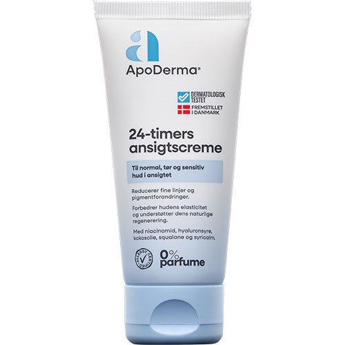ApoDerma 24-timers ansigtscreme, 50ml.