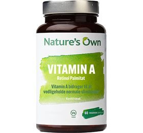 Natures Own Vitamin A – Retinol palmitat, 60kap.