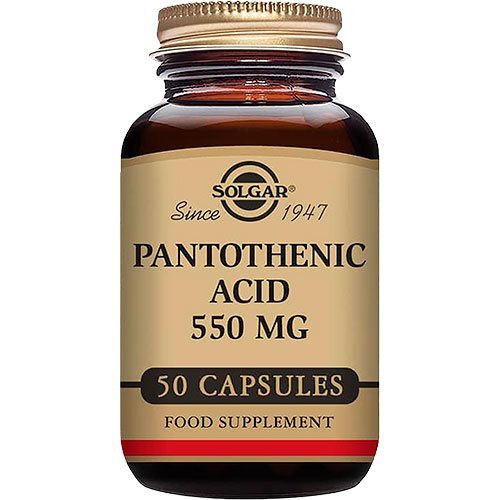 Solgar Pantothensyre 550 mg, 50kap.