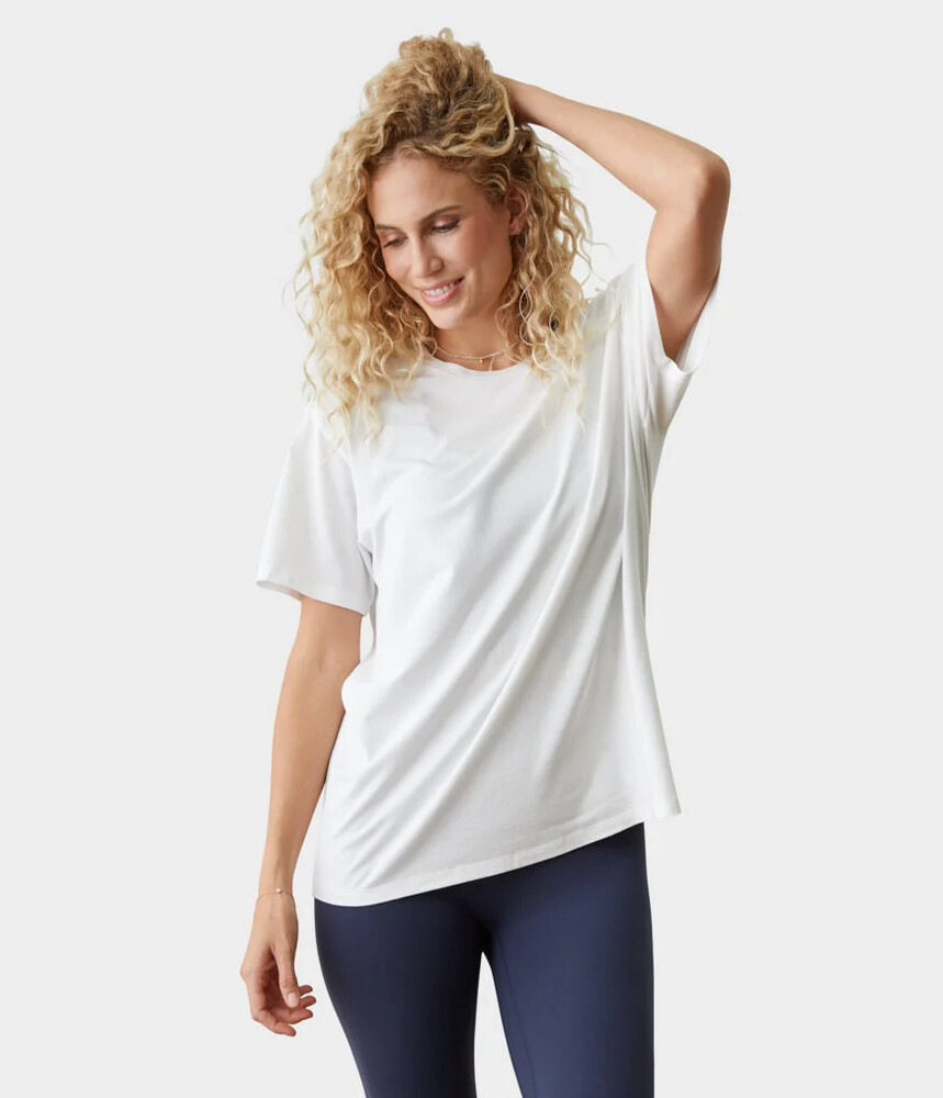 Manduka Vinyasa Tee, White