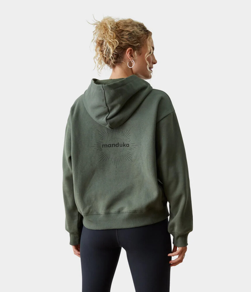 Manduka Half Moon Hoodie, Earth