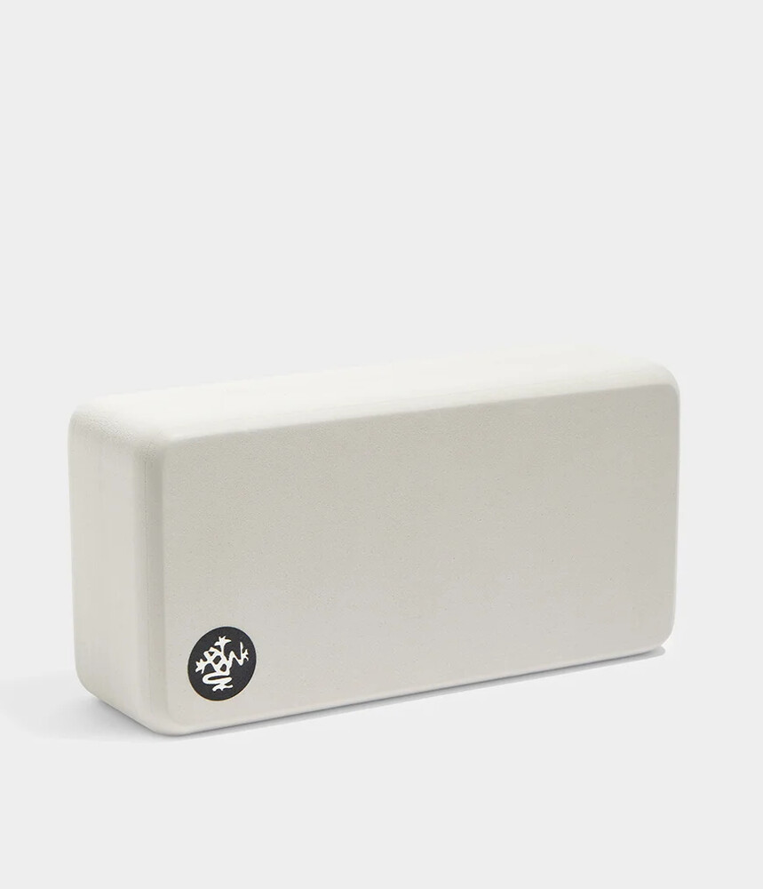 Manduka Lean Recycled Foam Yogablok, Linen