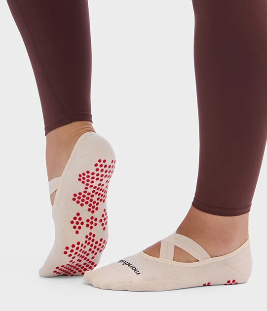 Manduka Equilibria Pilatessokker, Cream