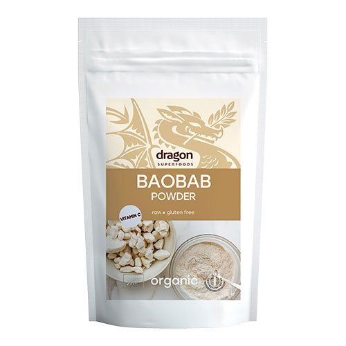 Dragon Superfoods Baobab pulver Ø, 100g.