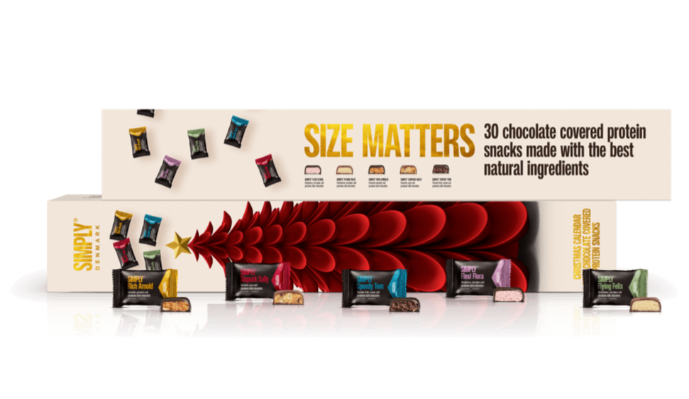 Simply Chocolate Protein Julekalender, 270g.