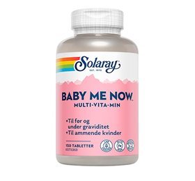 Solaray Baby Me Now Multivitamin 150 Tab - REN velvære