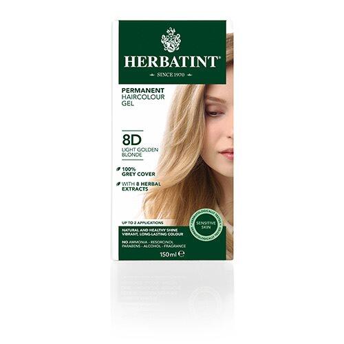 Billede af Herbatint 8D hårfarve Light Golden Blond, 150ml