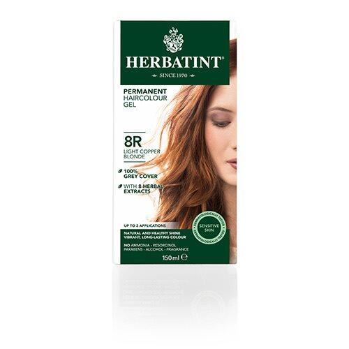 Billede af Herbatint 8R hårfarve Light Copper Blond, 150ml