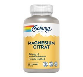 Solaray Magnesium Citrat 180kap - REN velvære