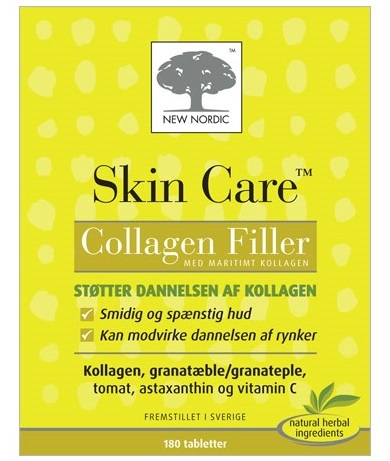 Skin Care Collagen Filler, 180tab.