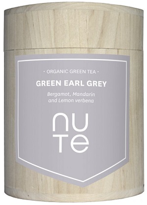 Se NUTE Green Earl Grey - grøn te Ø, 100g. hos Ren-velvaereshop.dk
