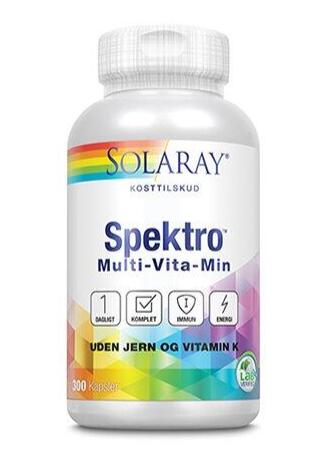 Billede af Spektro u. jern Multi-vitamin 300 kapsler hos Ren-velvaereshop.dk