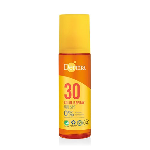 Se Derma Sun Oil Spray SPF 30 - 150 ml hos Ren-velvaereshop.dk