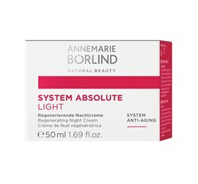 AnneMarie Börlind Night Cream Light Anti Age System Absolute - REN velvære