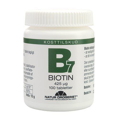 Natur-Drogeriet Biotin 425 ug, 100 tab